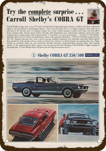 1968 shelby cobra gt500 - 1968,