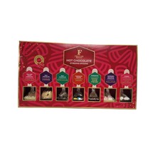 Festive Hot Chocolate Stirring Spoons Gift Set 7 Flavours 280g - Xmas Chocolate