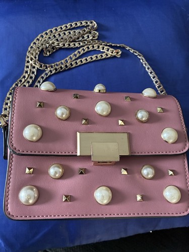 Topshop pink bag pearl stud - bag,