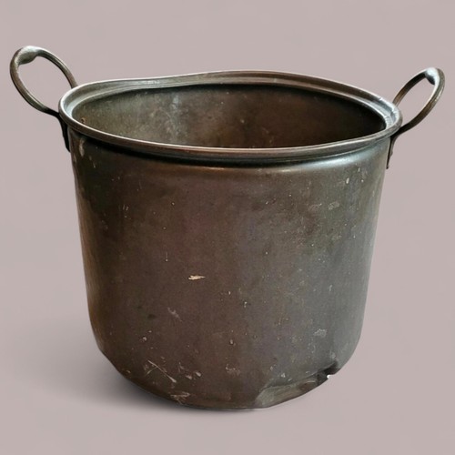 Antique copper wash boiler - copper,
