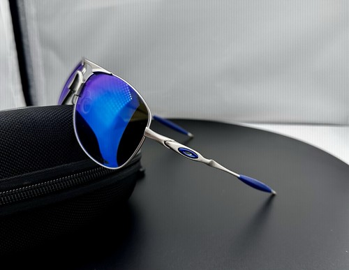 Oakley crosshair silver blue - crosshair, silver/blue