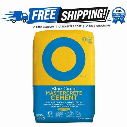 Blue circle mastercrete cement - blue,