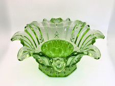 Vintage Large Green Glass