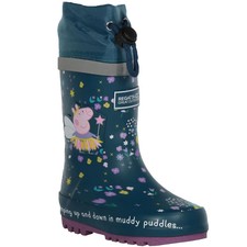 Girl's Regatta Peppa Pig Wellington Boots Splash Wellies Size C11 BNWT RRP £55