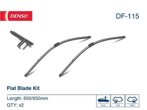 Wiper blade driver - wiper, side