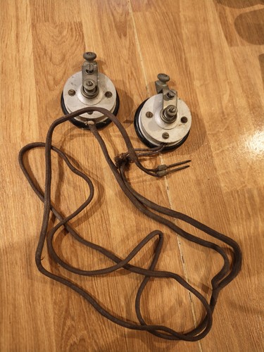 Vintage radio headphones - ,