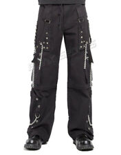 Men's Gothic Pants Cyber Trouser Thread Punk Bondage Pants Metal Studs Trousers