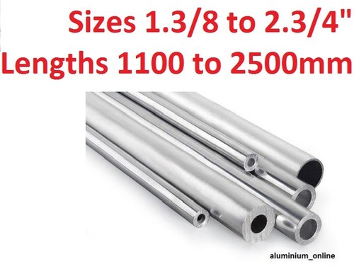 Aluminium round tube - round,