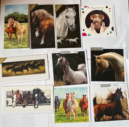 Horse birthday greetings blank