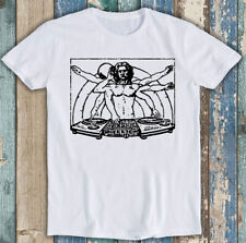 DJ DaVinci Graphic Vinyl Record Turntable Music Funny Gift Tee T Shirt M1553