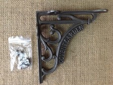3 decorative Cast Iron Covent Garden wall Brackets 6"x6" inches
