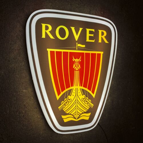 Rover badge illuminated led - rover,