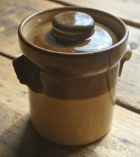 T G Green Storage jar / Crock / Lidded Pot