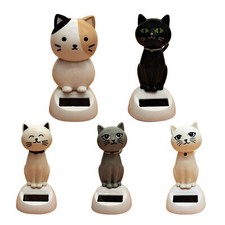 Solar power dancing cat toy - solar-power,