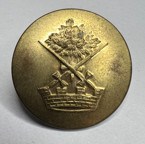 Antique livery button wheat - livery,