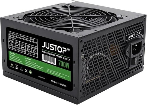 Justop black 700w - justop, psu