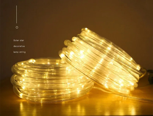 Solar rope lights outdoor tube - solar,