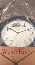 Navy Westclox Wall Clock, New