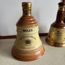 Collectible Vintage WADE Porcelain Bells Scotch Whisky Decanter Plus Another*