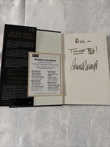 Potus donald trump autographed - potus,