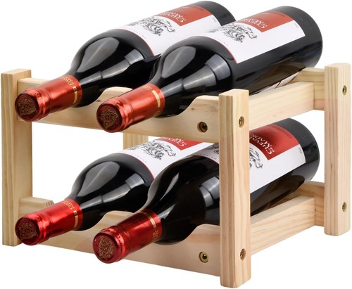 Wooden wine rack tier - wooden, 2