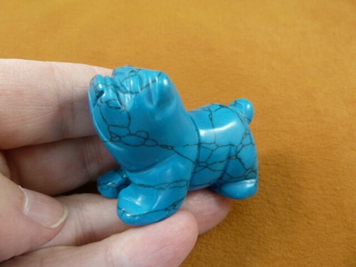 Dog 710 blue howlite - y-dog-eb-710,