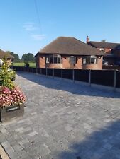 Block Paving: Tumbled 2 Size 50mm Charcoal Block Paving, Pack 8.35m2, Delivered*