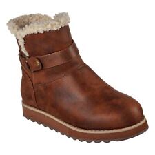 Skechers Keepsakes 2.0 Polyester Women's Chocolate Boots New