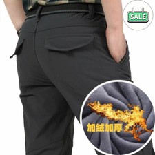 Men winter pants thermal - pants,