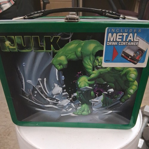 Hulk lunchbox rare - hulk, metal