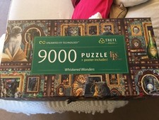 Jigsaw By TREFL POSTER INCLUDED 9000 PIECES. USED. 