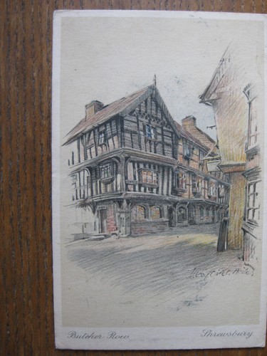 Butcher row shrewsbury - butcher,