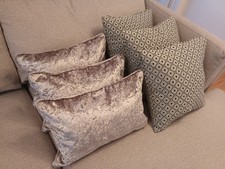 set of 6 DFS Sofa Cushions
