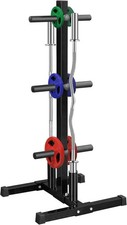 Yaheetech Weight Storage Rack & Barbell Holder for Home Gym Weight Lifting, 2.8c