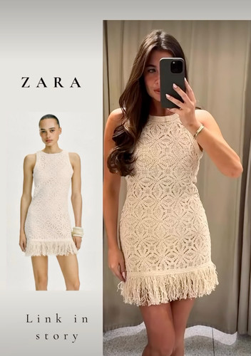 Zara fringed crochet - zara,