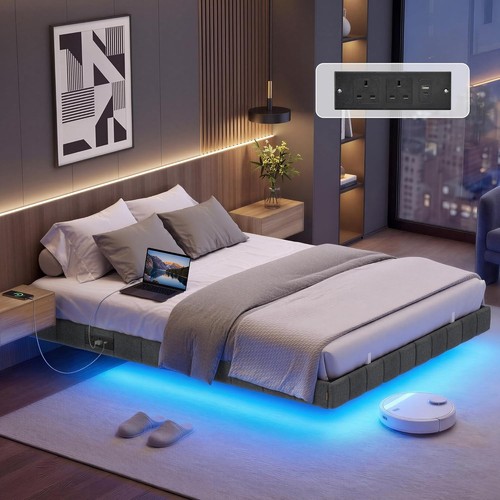 Double floating bed - double, 135