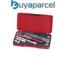 Teng T3834 T3834 Socket & Bit Set of 34 Metric 3/8in Drive TENT3834