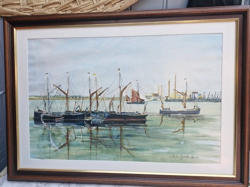Thames barges large - barges",,
