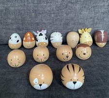 Wooden Heads. Puppets