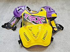Moto X Fox Inc Roost 2 Motocross Chest Protector Body Armour Vintage Purple Med