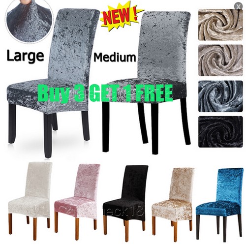 Crushed velvet dining chair - crushed,