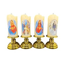 Flameless Prayer Candles Lamp