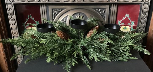 Three pillar candle holder - three,