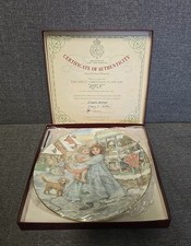 Royal Worcester The NSPCC Christmas 1987 LOVE Collectors Plate with Box and Cert