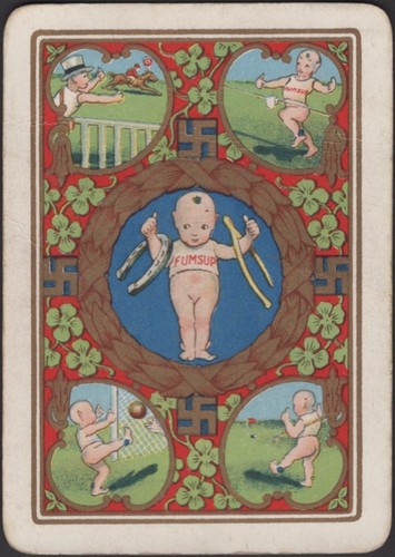 Playing cards single card - card, old