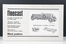 WILLS finecast 1928 Bentley Le