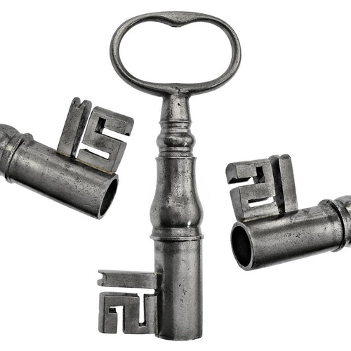 Antique key large bore - antique,