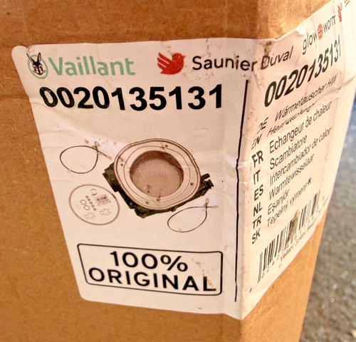 Vaillant main heat exchanger - main,