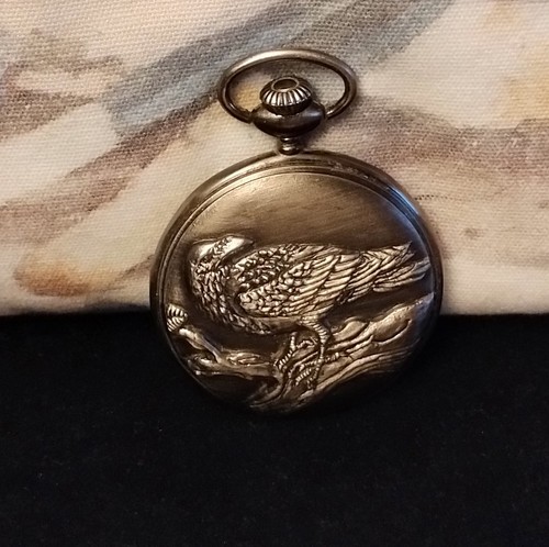 Half hunter pocket watch - half,
