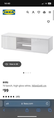 Ikea stand white with - stand,,